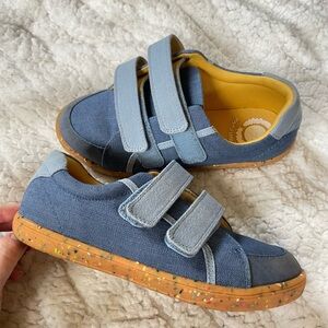 Livie & Luca Blue Eco Sneakers with Velcro Straps 1Y